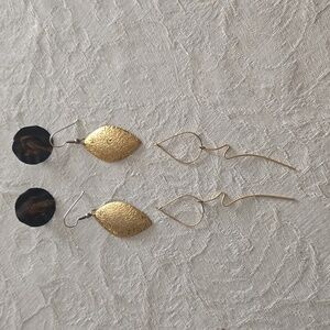 HOST PICK. Vintage.  3 Pairs of Earrings